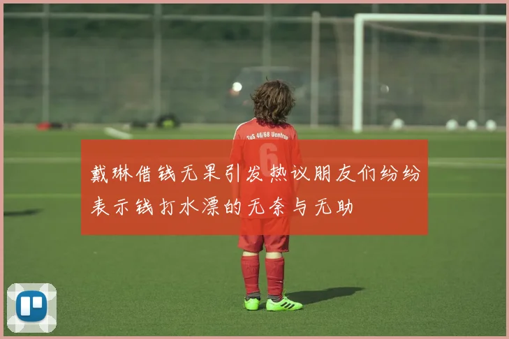 戴琳借钱无果引发热议朋友们纷纷表示钱打水漂的无奈与无助